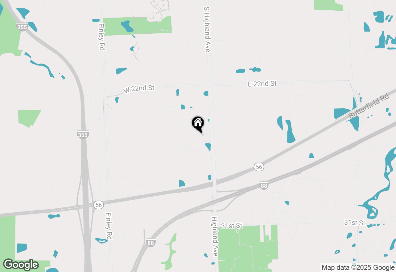 Map of 129 Regency Drive, Lombard, IL 60148