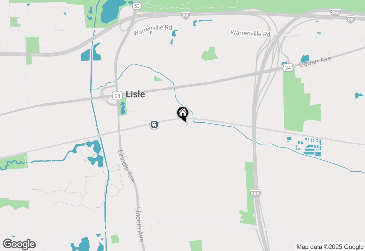 Map of 4821 Kingston Avenue, Lisle, IL 60532