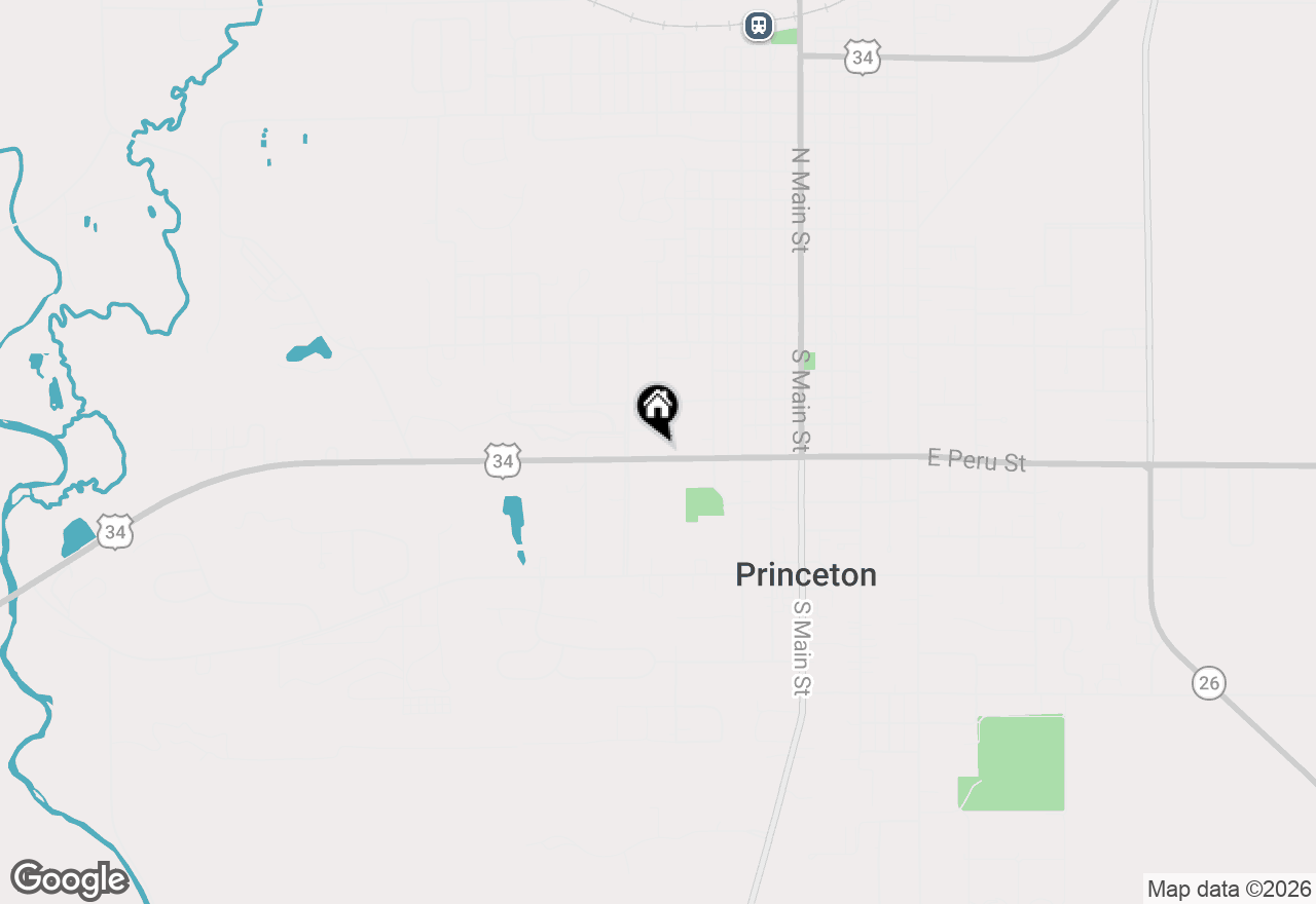 Map of 425 W Peru Street, Princeton, IL 61356