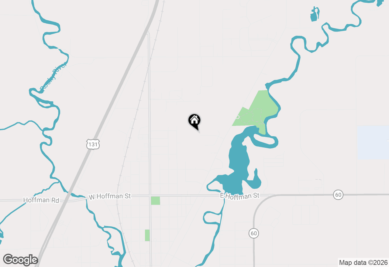 Map of 606 Arizona Boulevard, Three Rivers, MI 49093