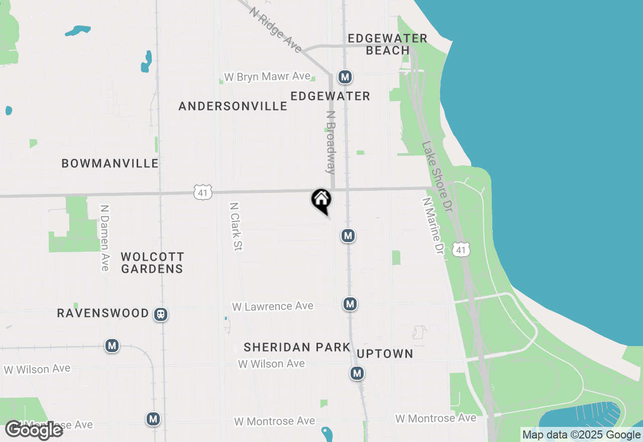 Map of 1225 W Carmen Avenue #1N, Chicago, IL 60640