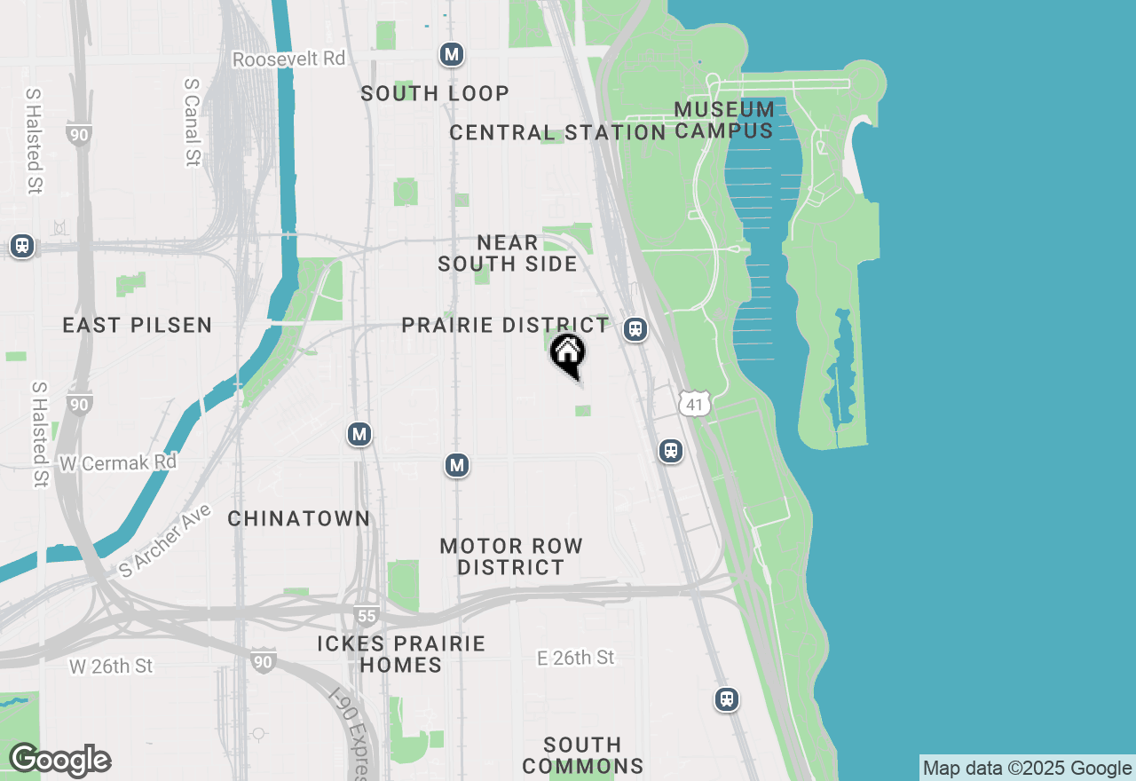 Map of 221 E Cullerton Street #510, Chicago, IL 60616