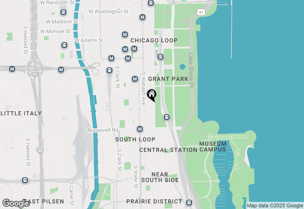Map of 888 S Michigan Avenue #401, Chicago, IL 60605