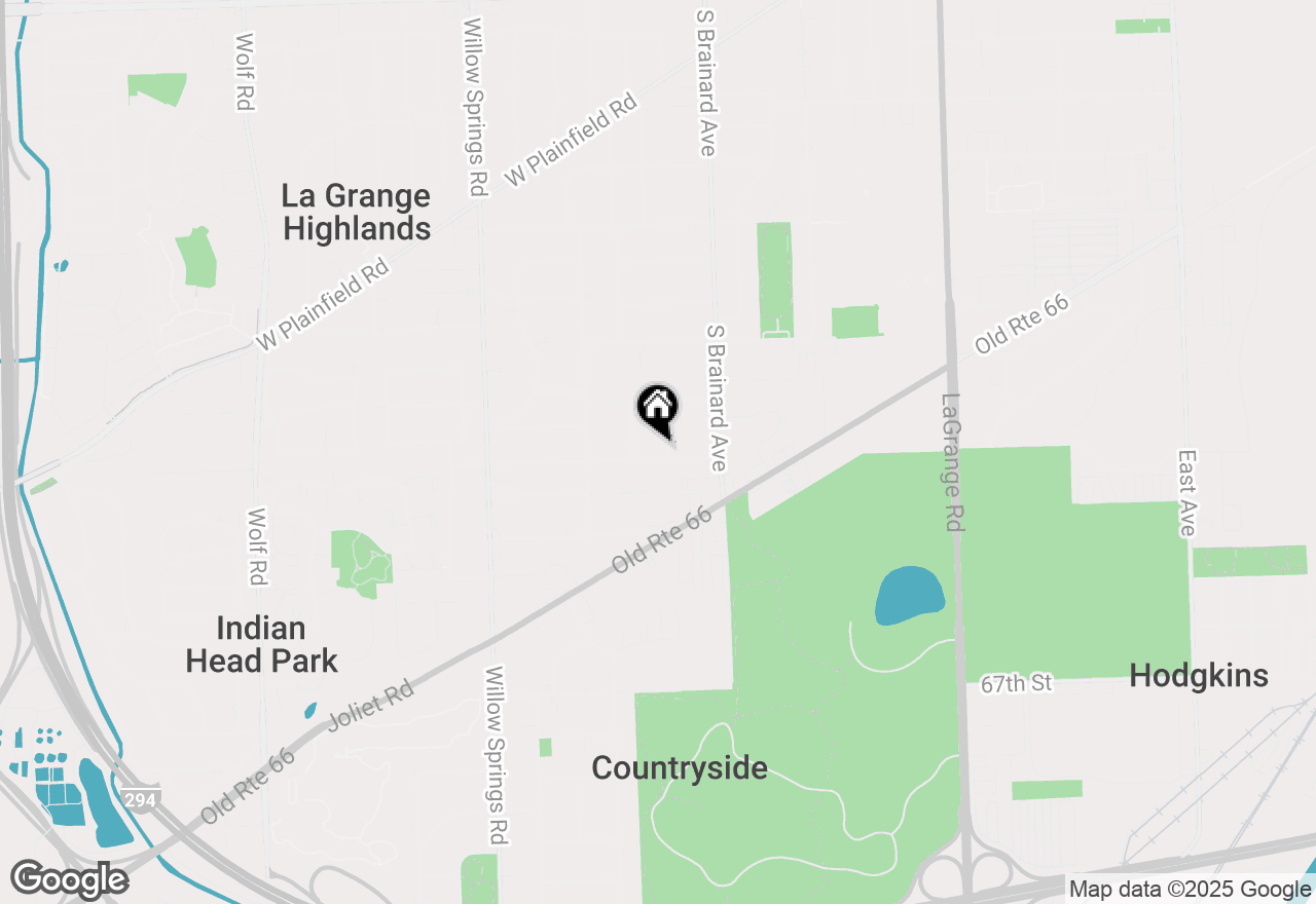 Map of 6280 Blackstone Avenue, La Grange Highlands, IL 60525