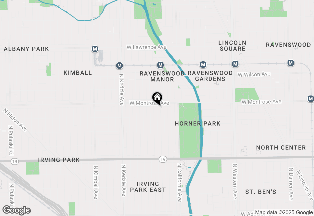 Map of 4347 N Richmond Avenue #2N, Chicago, IL 60618