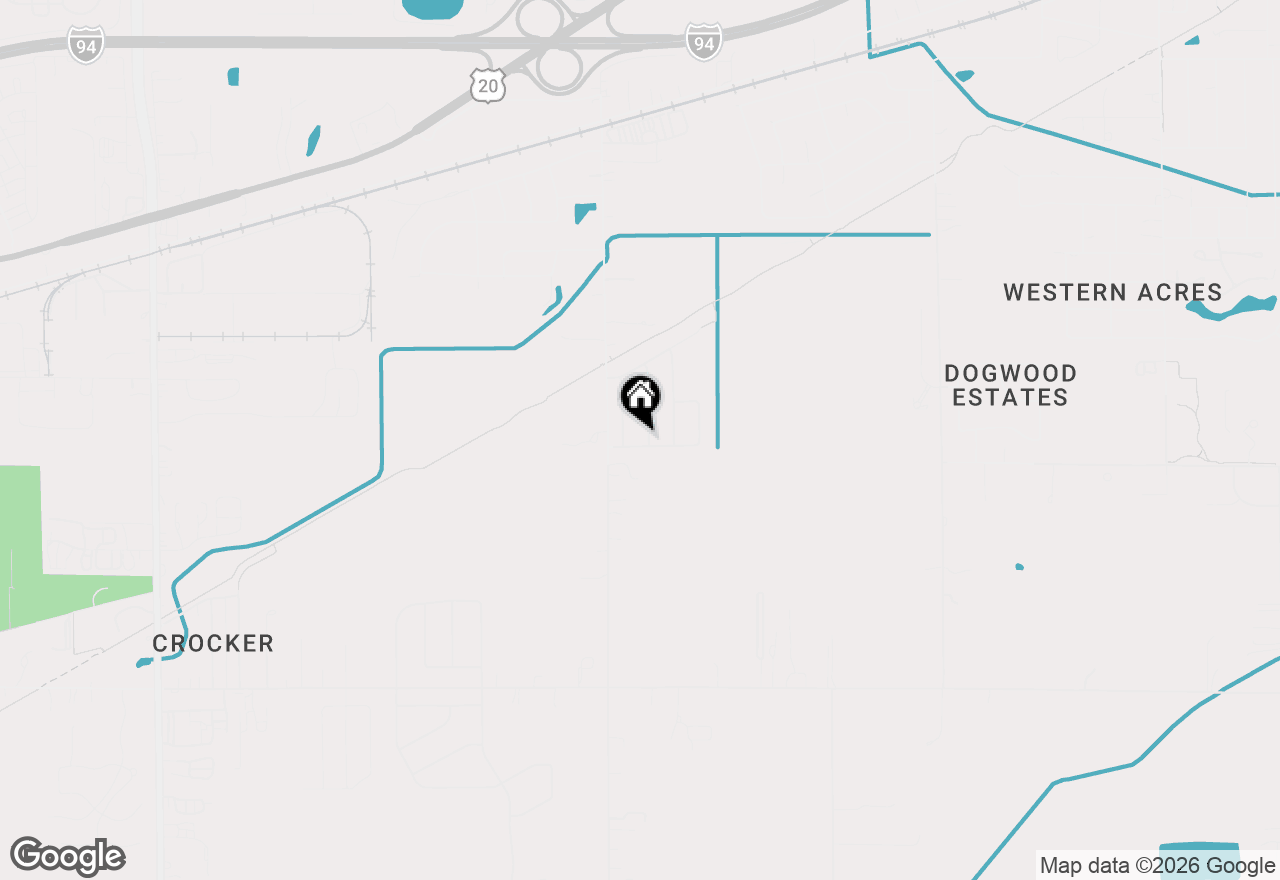 Map of 3624 Fairway Drive, Chesterton, IN 46304