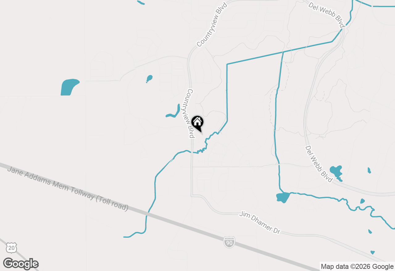 Map of 12950 Meadow View Court #305, Huntley, IL 60142