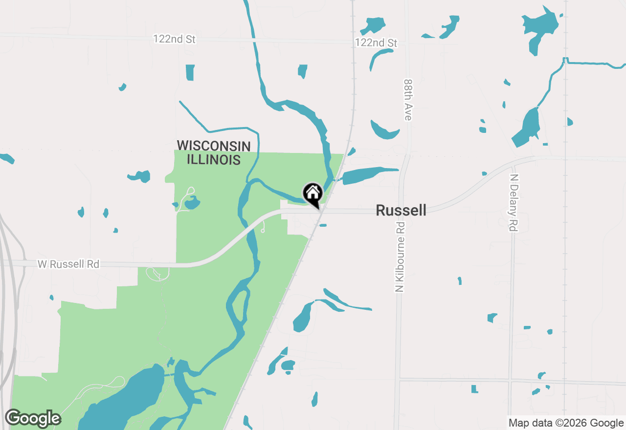 Map of 14895 W Russell Road, Zion, IL 60099