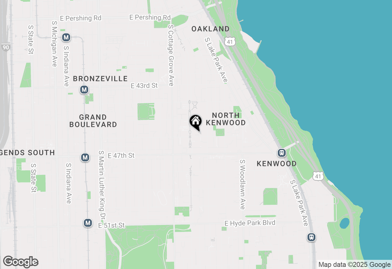 Map of 4545 S Drexel Boulevard #3A, Chicago, IL 60653