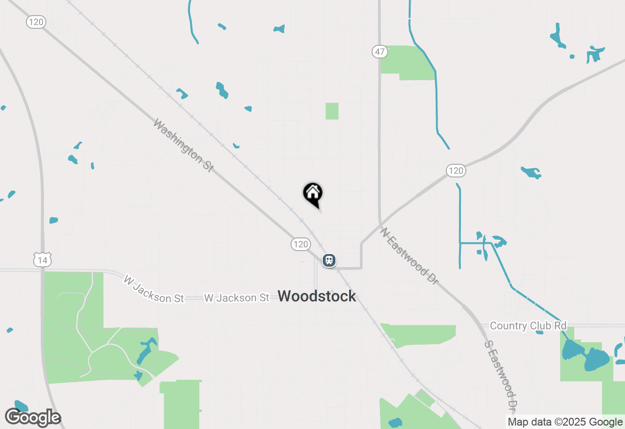 Map of 604 Wheeler Street, Woodstock, IL 60098