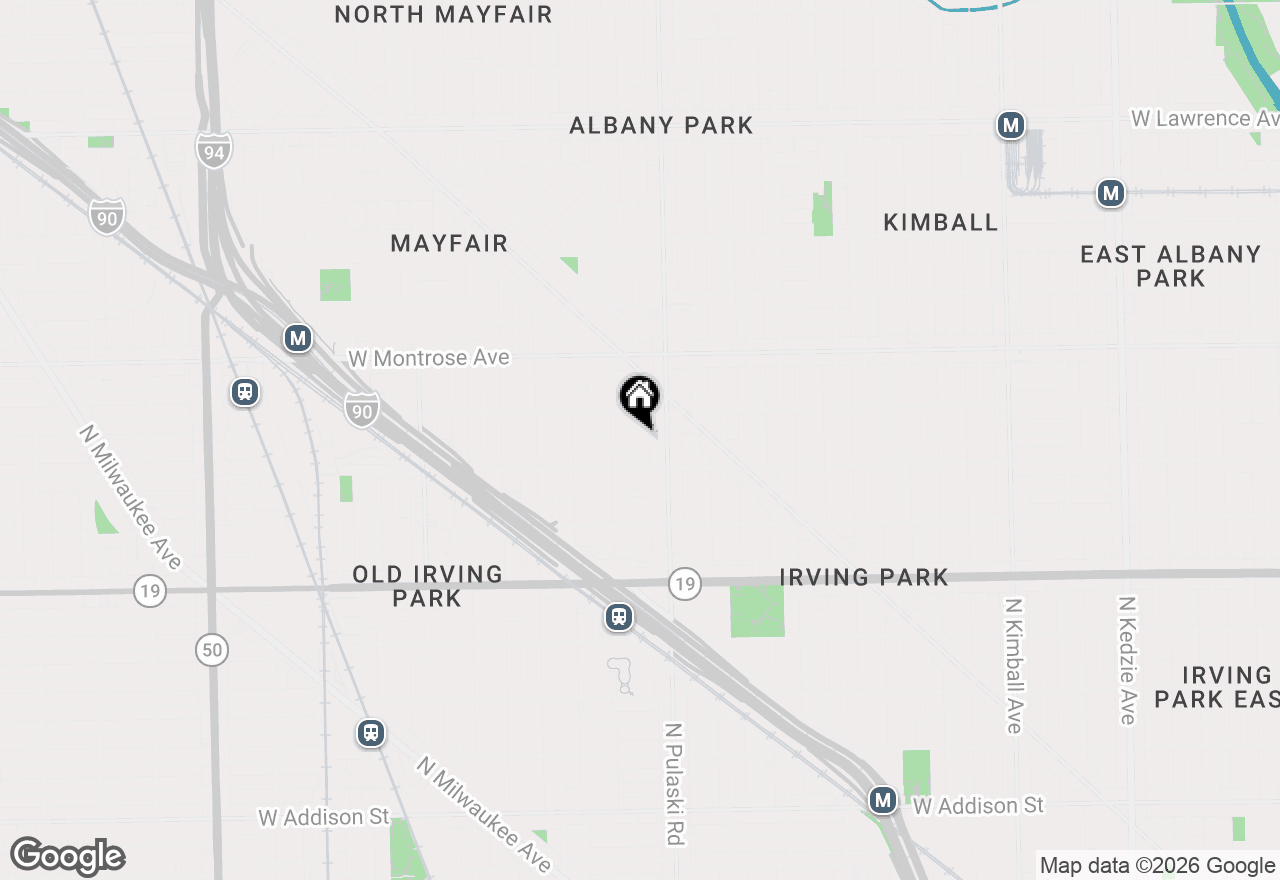 Map of 4229 N Keystone Avenue #3F, Chicago, IL 60641