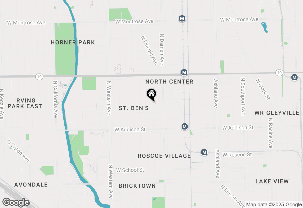 Map of 2053 W Grace Street, Chicago, IL 60618