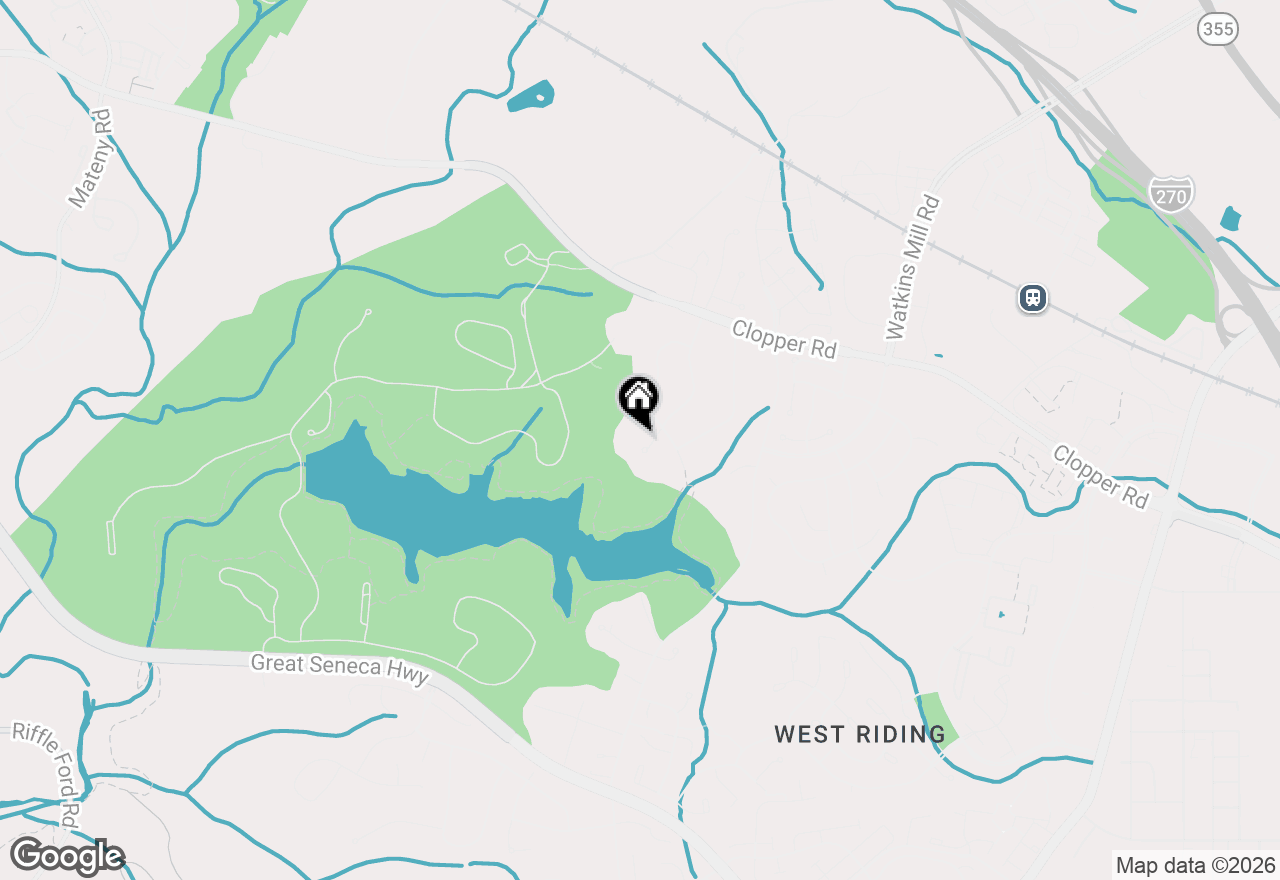 Map of 17604 Stoneridge Court, North Potomac, MD 20878
