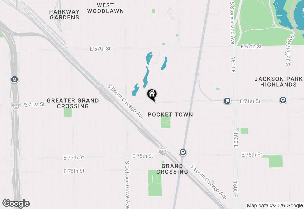 Map of 7110 S Ellis Avenue, Chicago, IL 60619