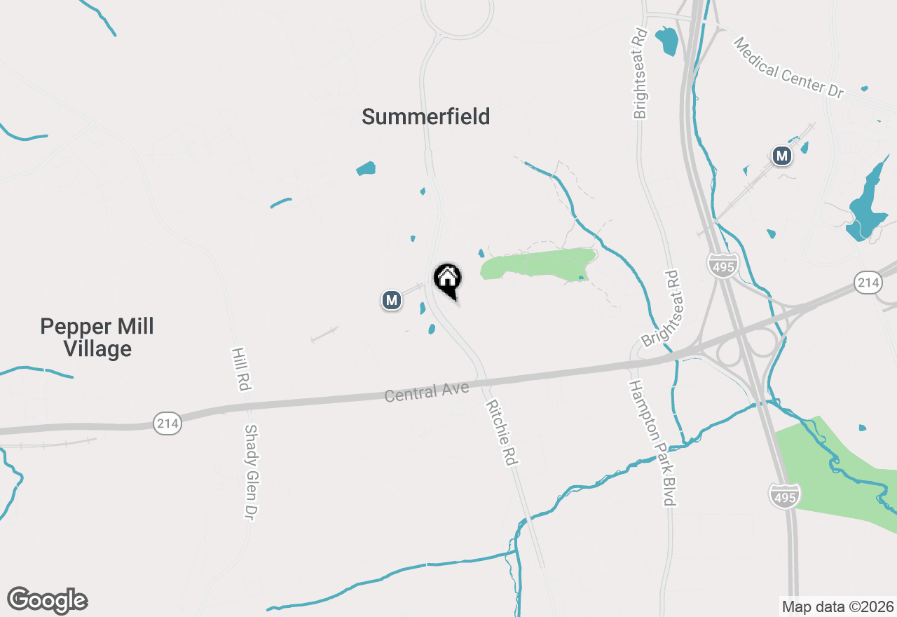 Map of 8210 Goldstone Court, Hyattsville, MD 20785