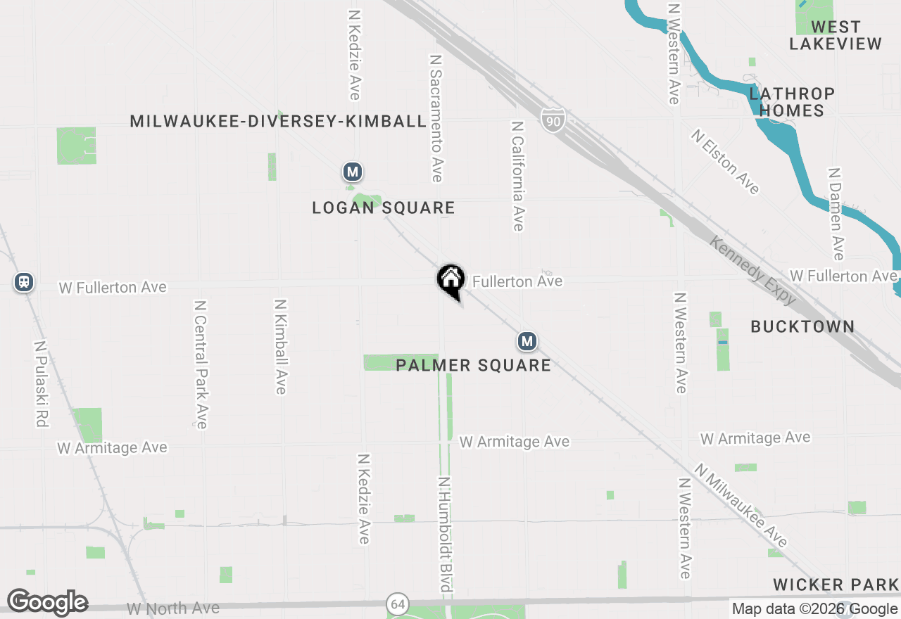 Map of 2944 W Belden Avenue, Chicago, IL 60647