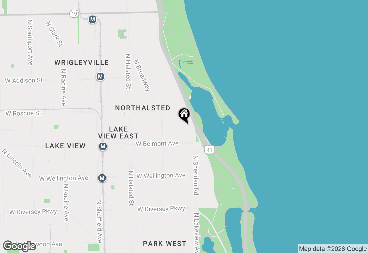 Map of 431 W Aldine Avenue #10, Chicago, IL 60657