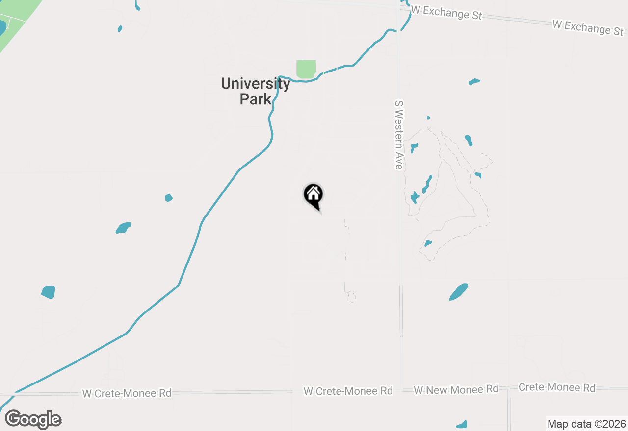 Map of 1108 Amherst Lane, University Park, IL 60484