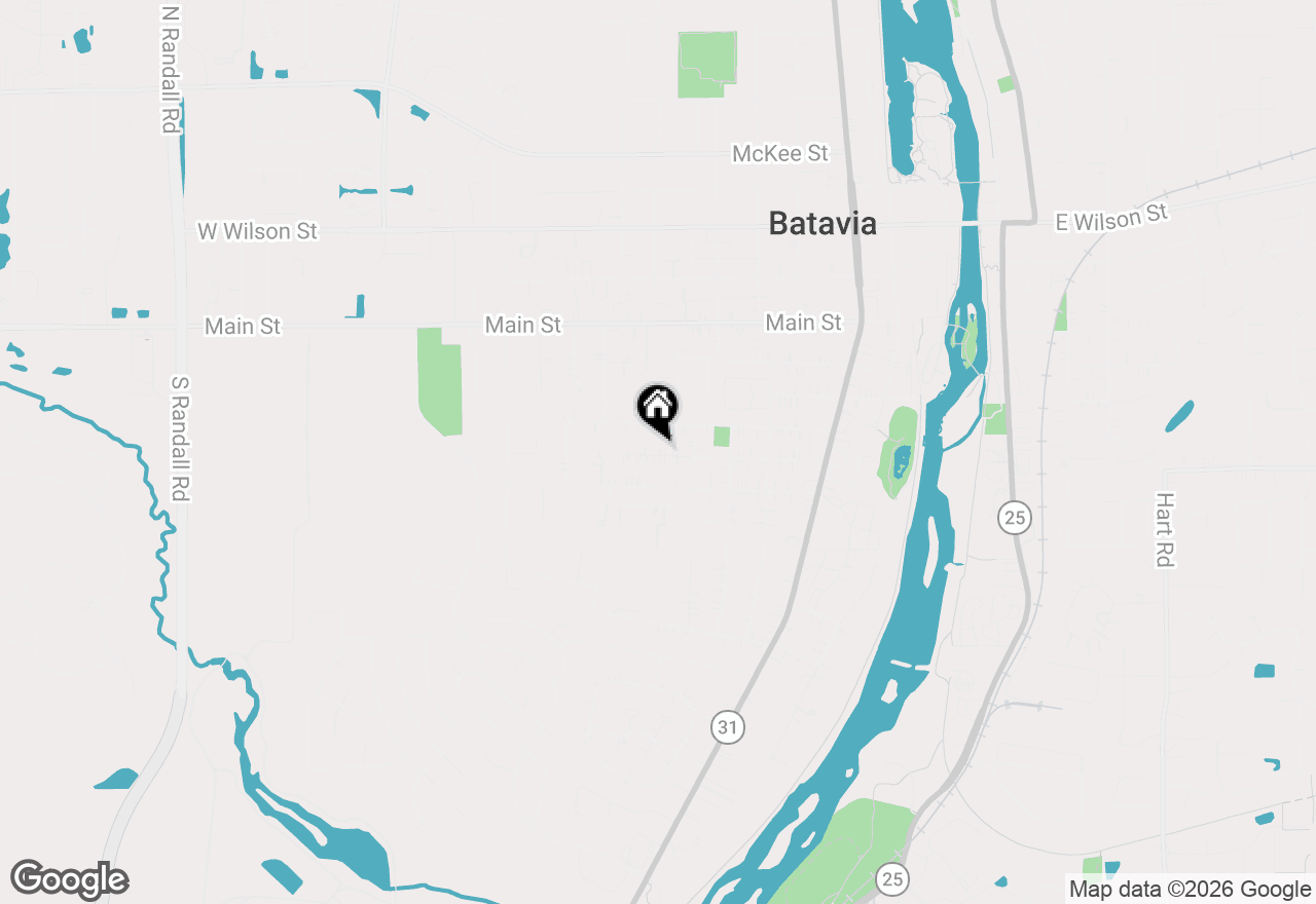 Map of 737 Blaine Street, Batavia, IL 60510