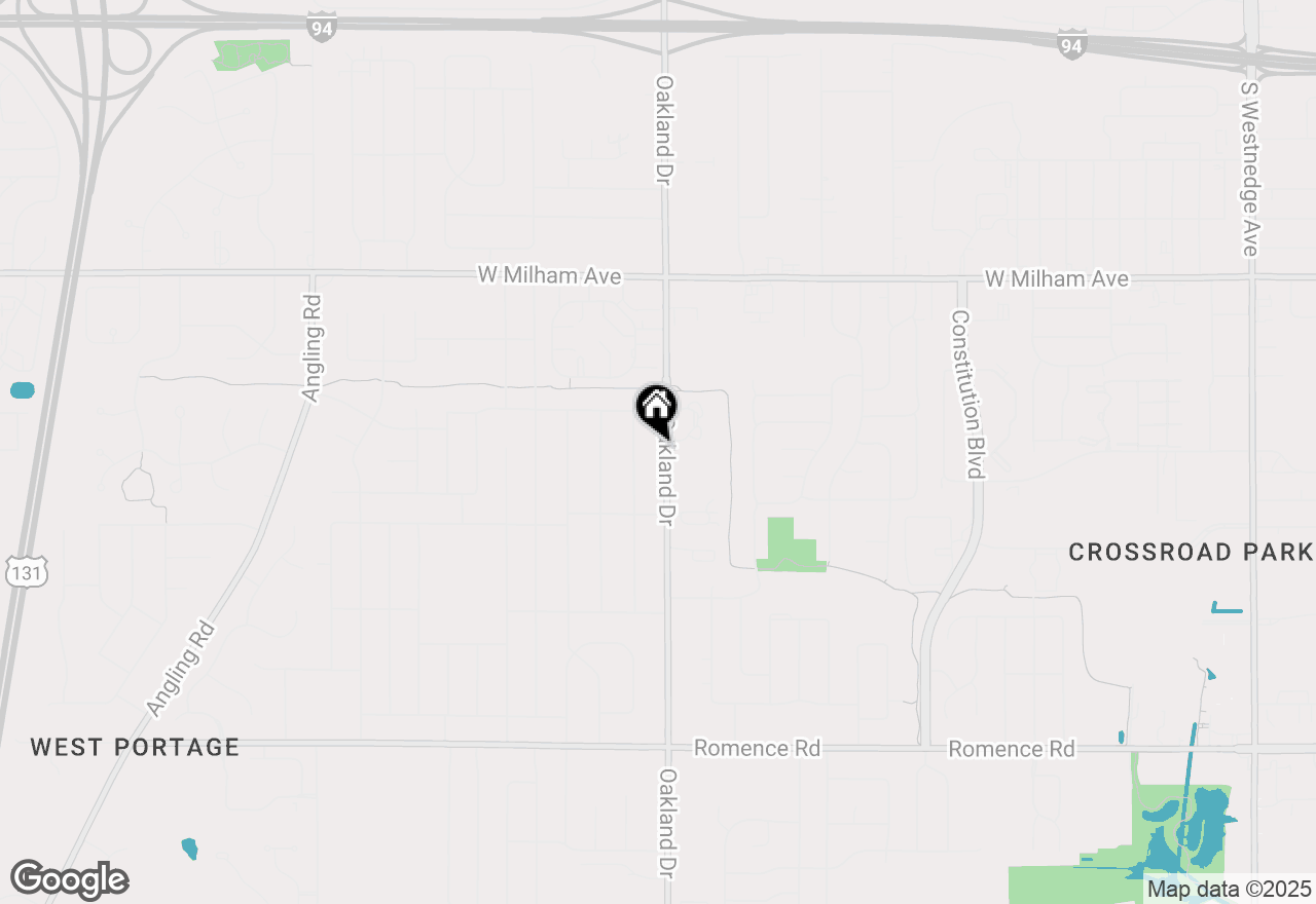 Map of 6340 Oakland Drive, Portage, MI 49024