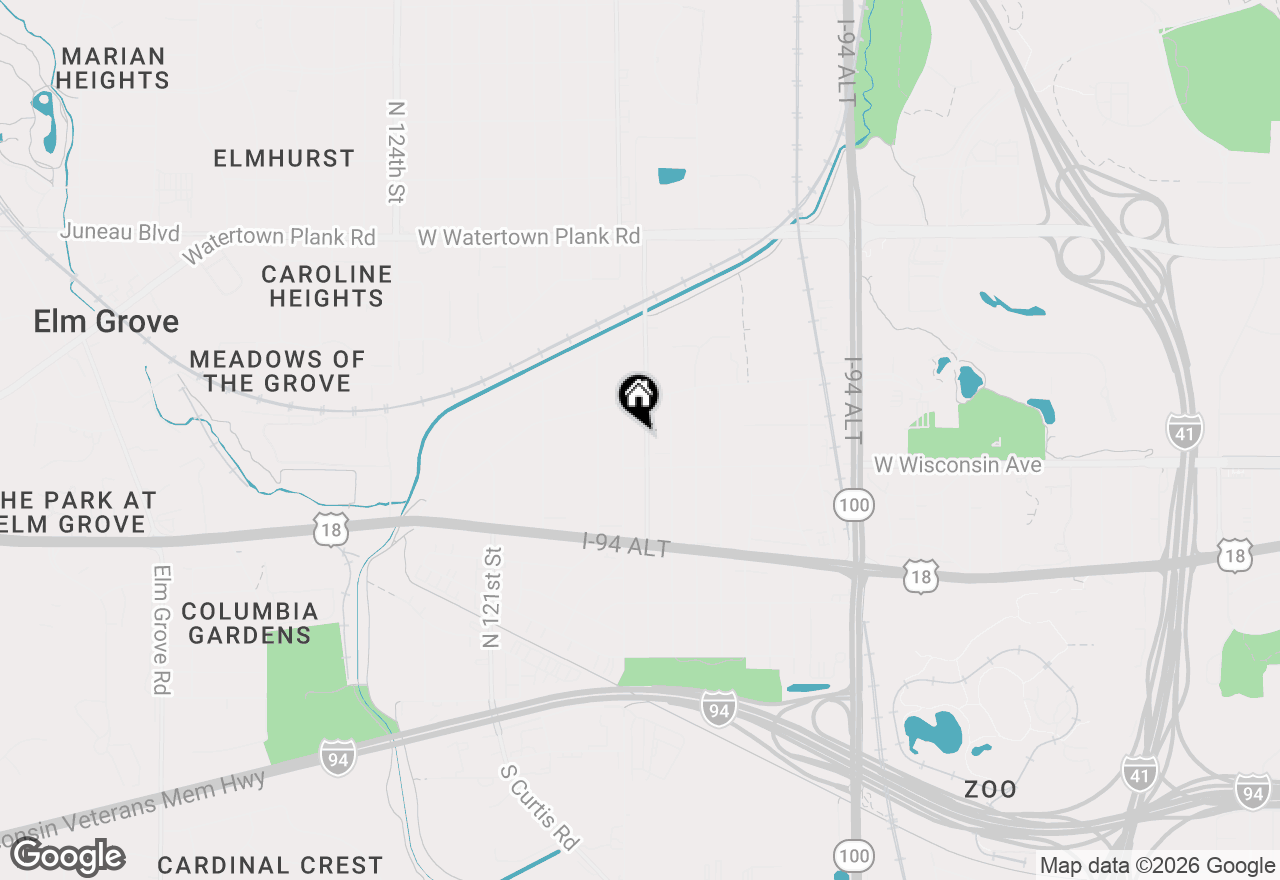 Map of 739 N 115th St, Wauwatosa, WI 53226