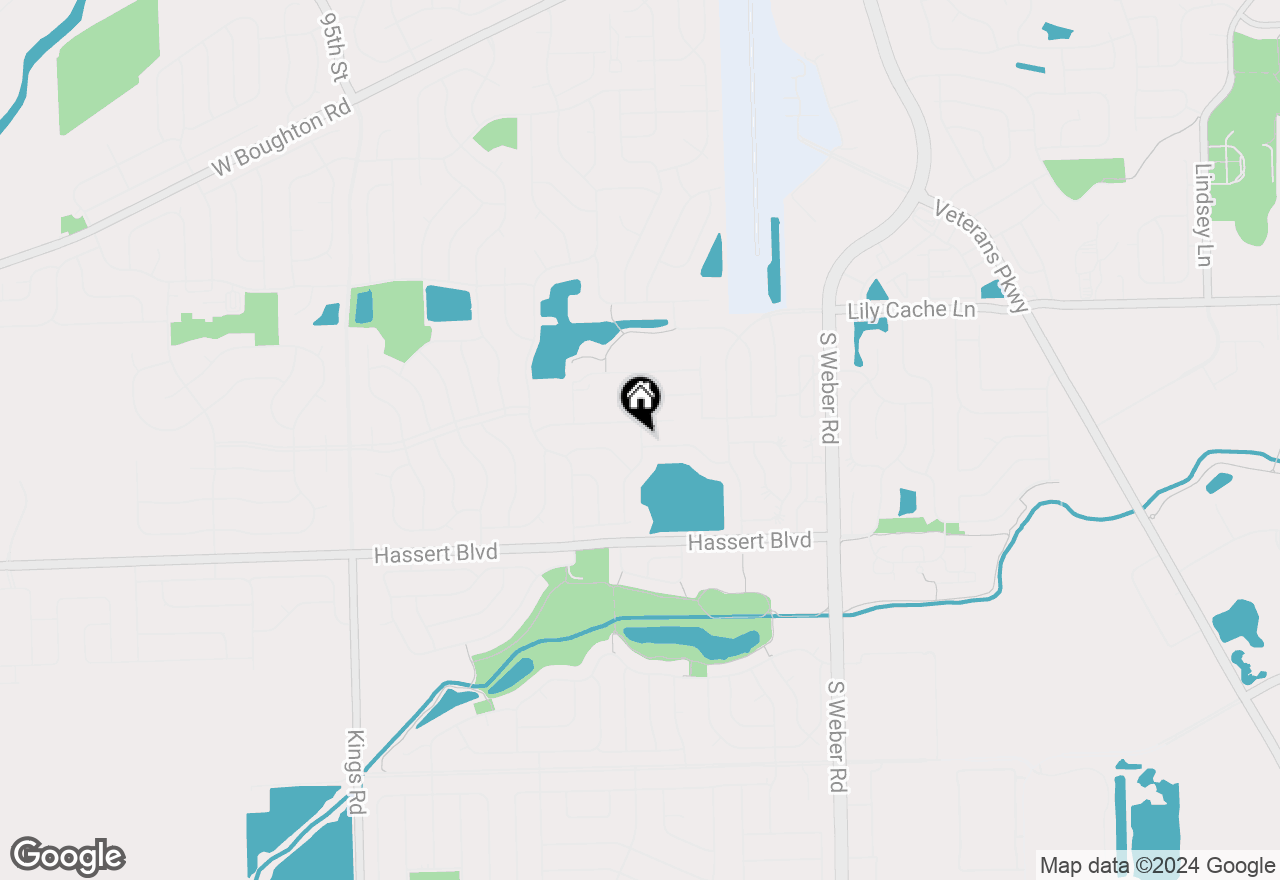 Map of 407 Cardinal Lane, Bolingbrook, IL 60490