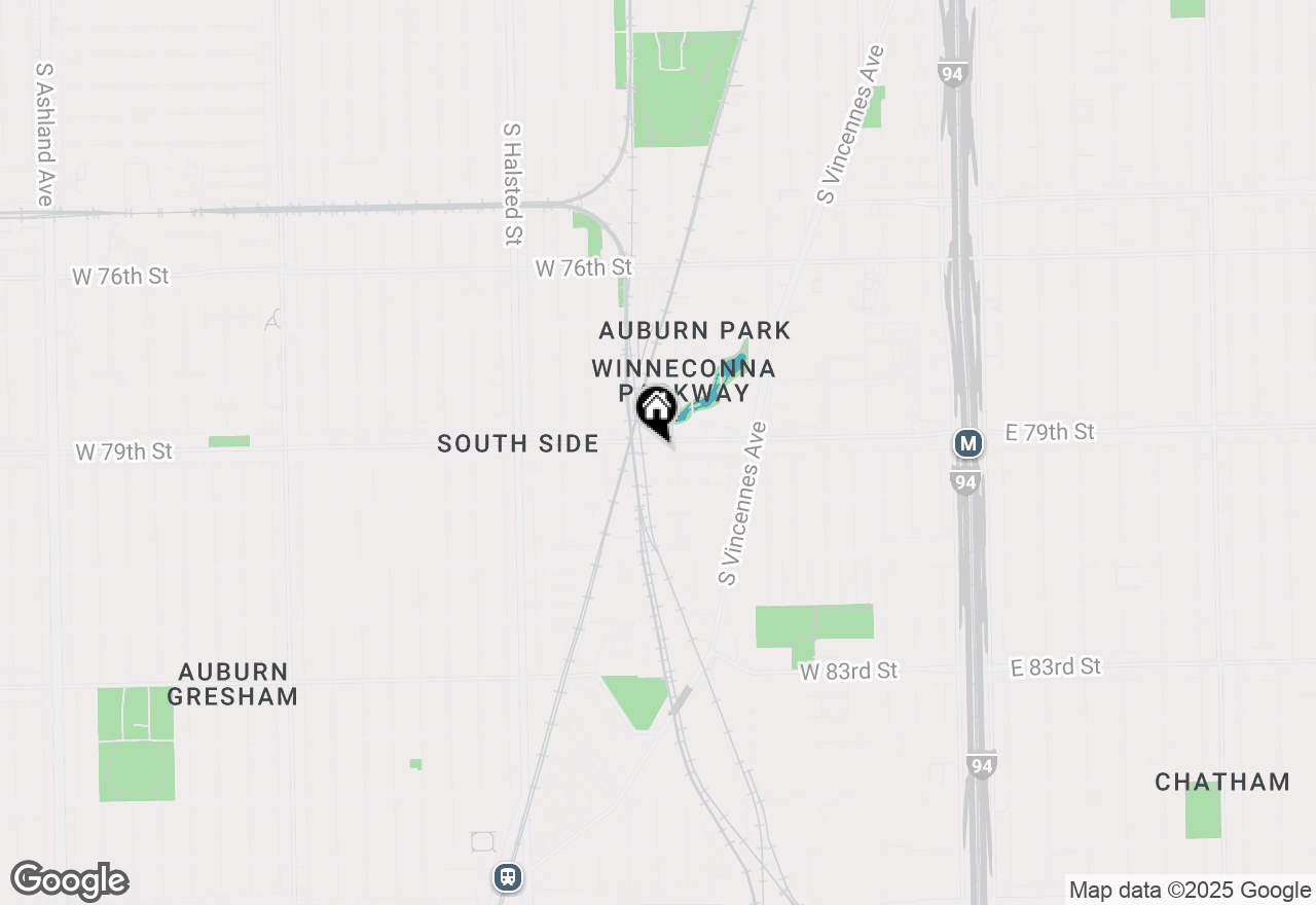 Map of (Address confidential), Chicago, Illinois 60620