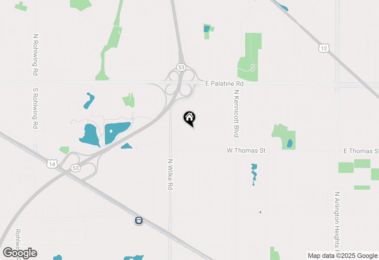 Map of 1605 N Chicago Avenue, Arlington Heights, IL 60004