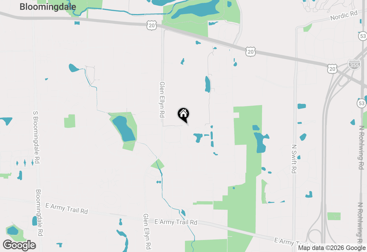 Map of 306 Carriage Way #2C, Bloomingdale, IL 60108