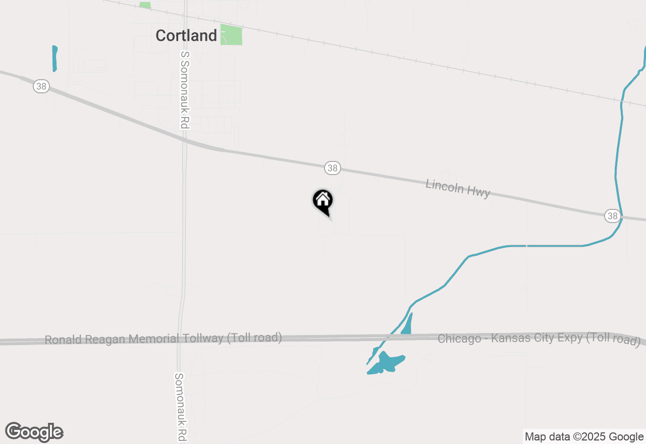 Map of 514 S Preston Street, Cortland, IL 60112