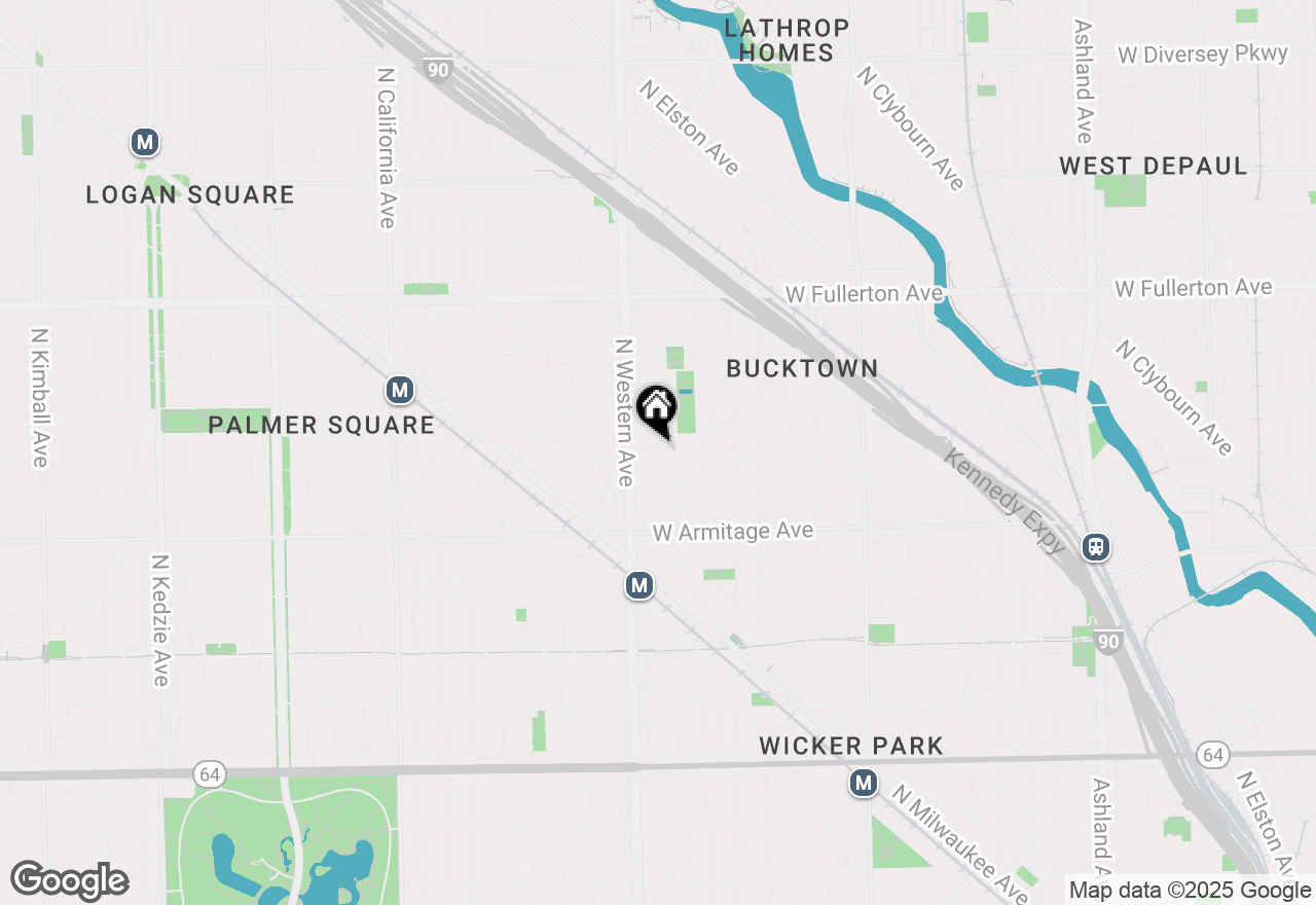 Map of 2328 W Charleston Street, Chicago, IL 60647