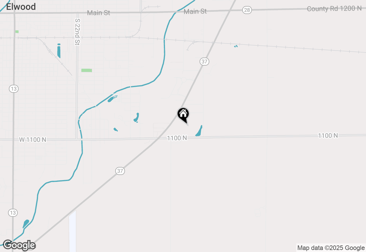 Map of 1515 S State Road 37, Elwood, IN 46036