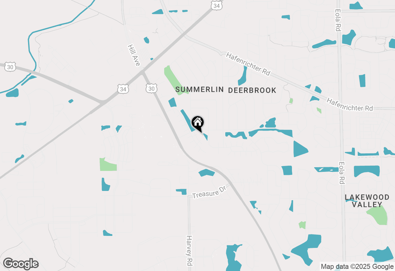 Map of 629 Lincoln Station Drive #1503, Oswego, IL 60543