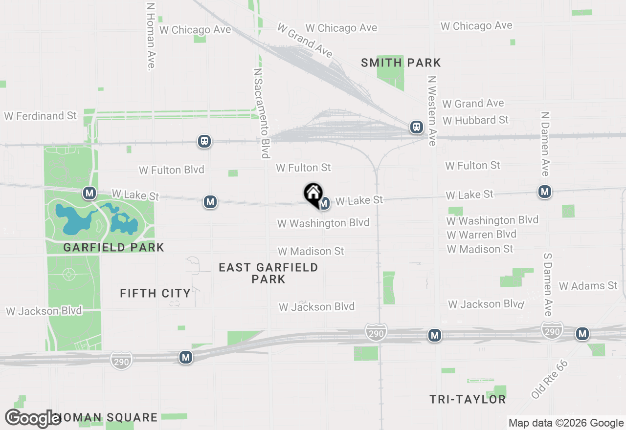 Map of 119 N Mozart Street #2, Chicago, IL 60612