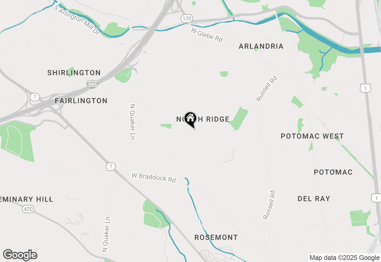 Map of 2916 Mayer Place, Alexandria, VA 22302