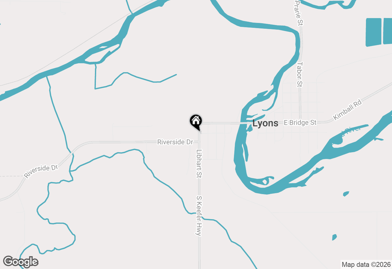 Map of 109 Libhart Street, Lyons, MI 48851