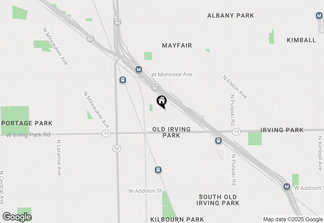 Map of 4124 N Kenneth Avenue, Chicago, IL 60641
