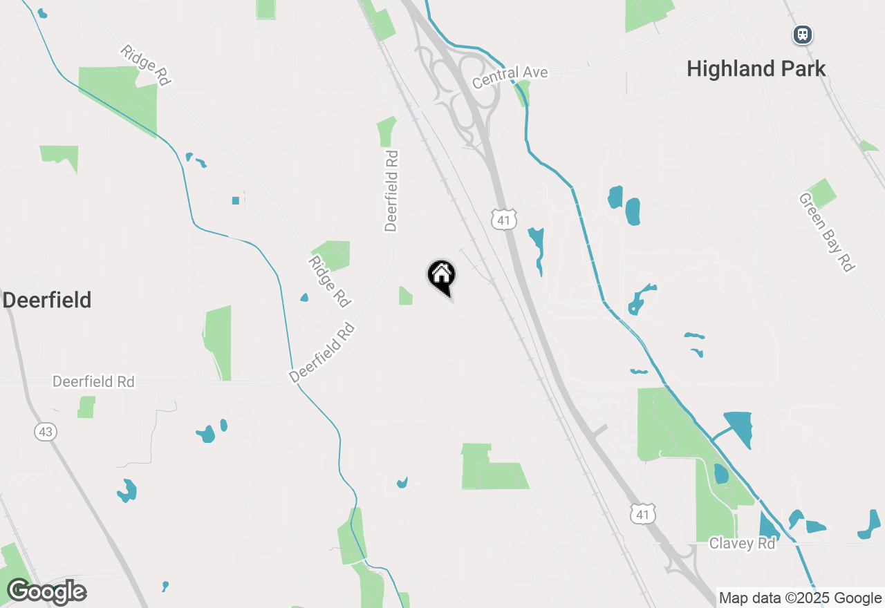 Map of 1002 Ridge Road, Highland Park, IL 60035