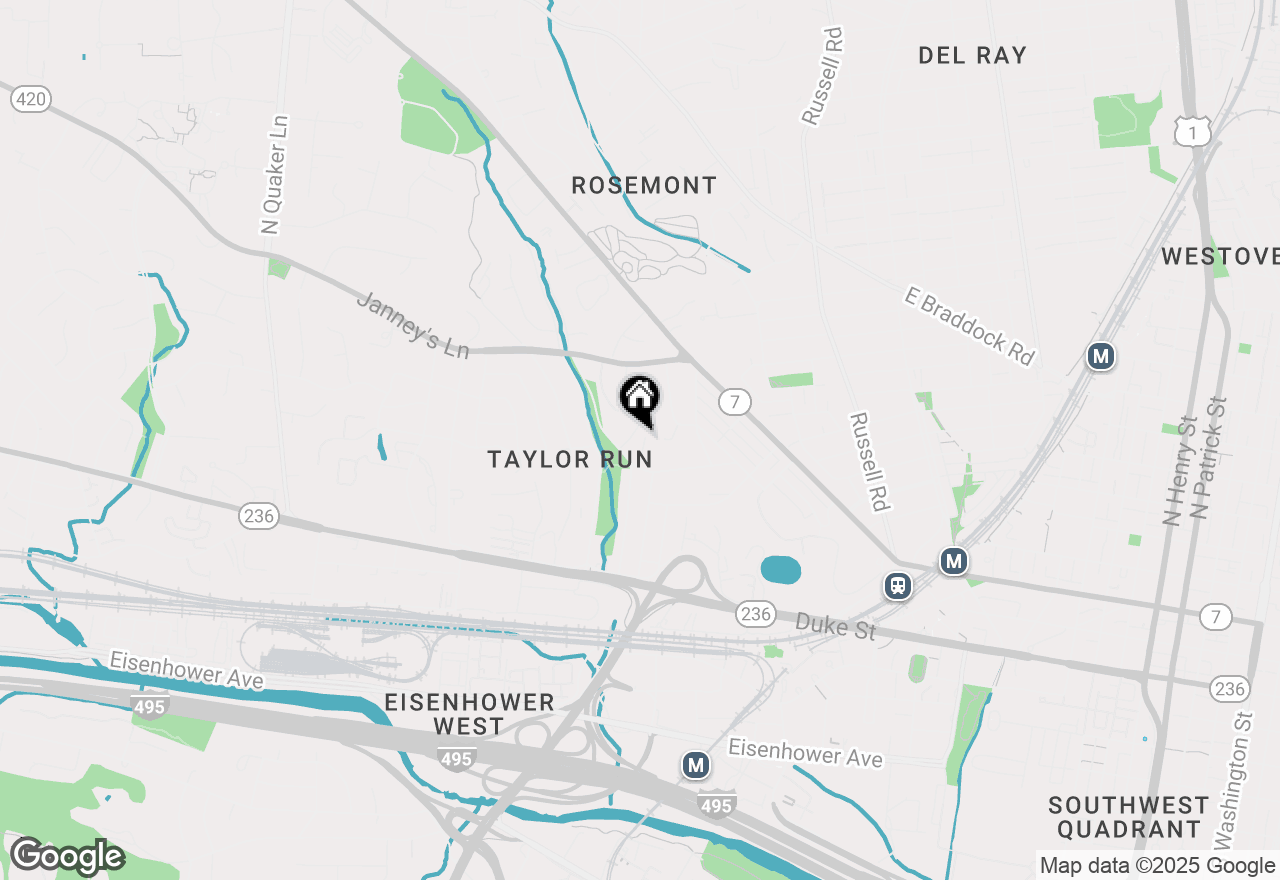 Map of 310 Moncure Drive, Alexandria, VA 22314