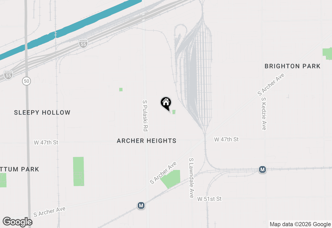 Map of 4508 S Avers Avenue, Chicago, IL 60632