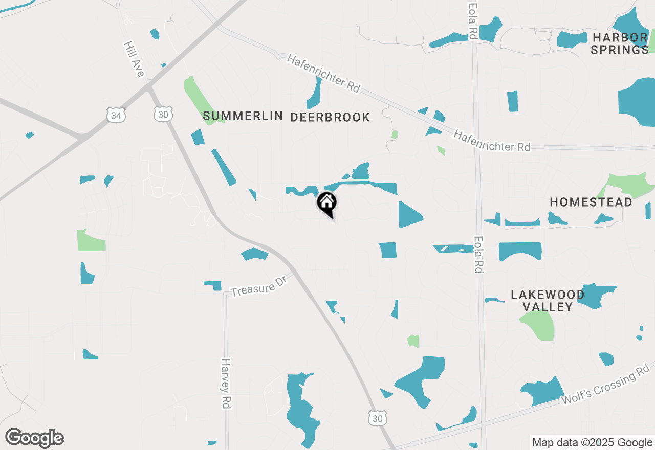 Map of 1911 Indian Hill Lane, Aurora, IL 60503
