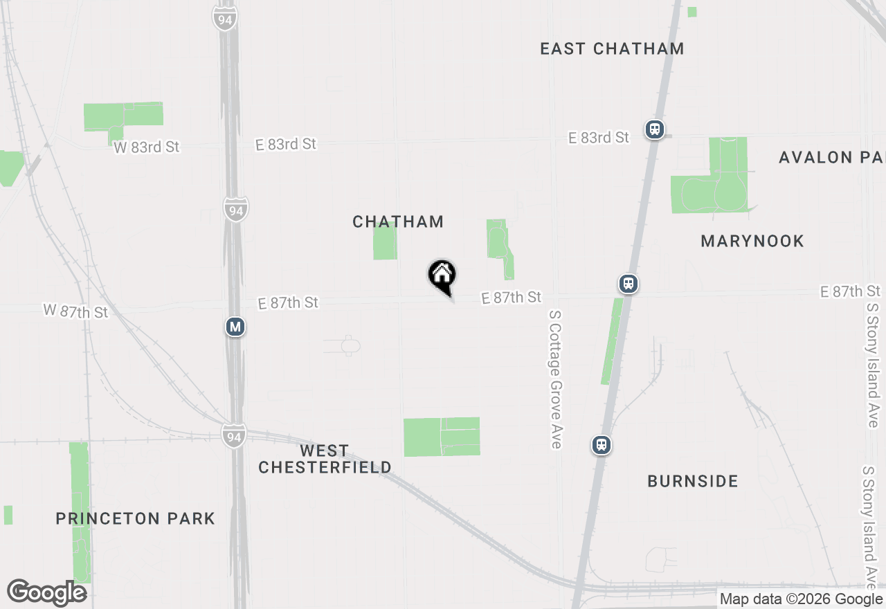 Map of 501 E 87th Street #GS, Chicago, IL 60619
