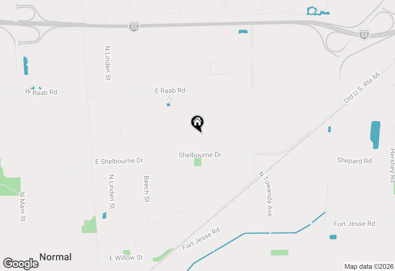 Map of 1014 Sawgrass Drive, Normal, IL 61761