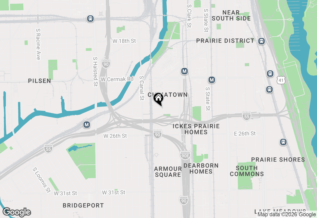 Map of 321 W 24th Street #3R, Chicago, IL 60616
