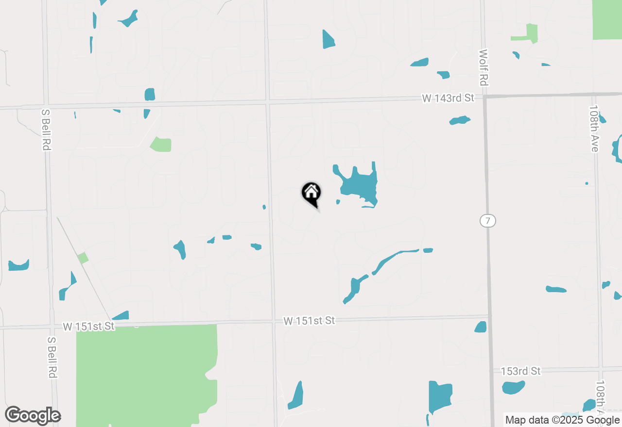 Map of 14712 Maplecreek Drive, Orland Park, IL 60467