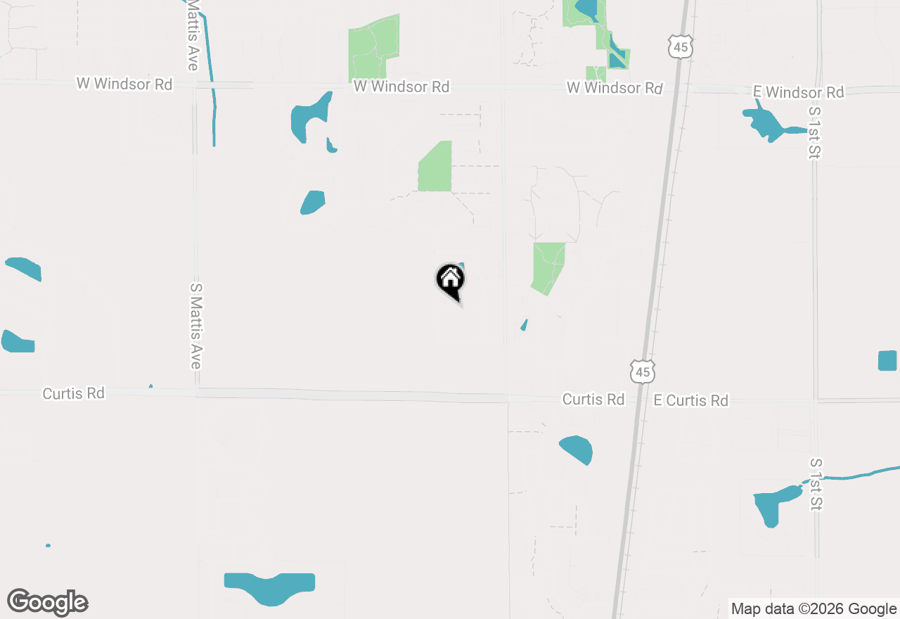 Map of 609 Carrera Drive, Savoy, IL 61874