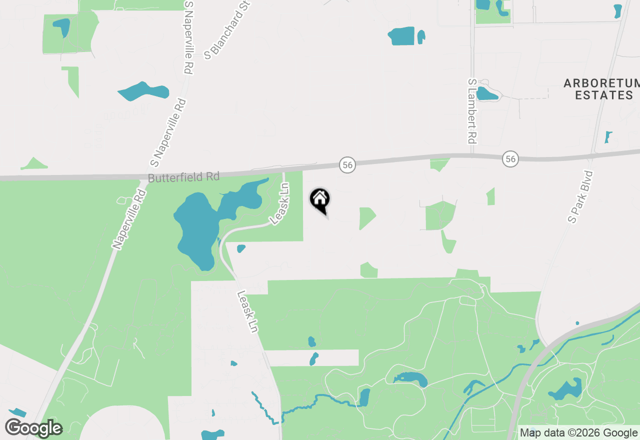 Map of 2215 Bradford Drive, Wheaton, IL 60189
