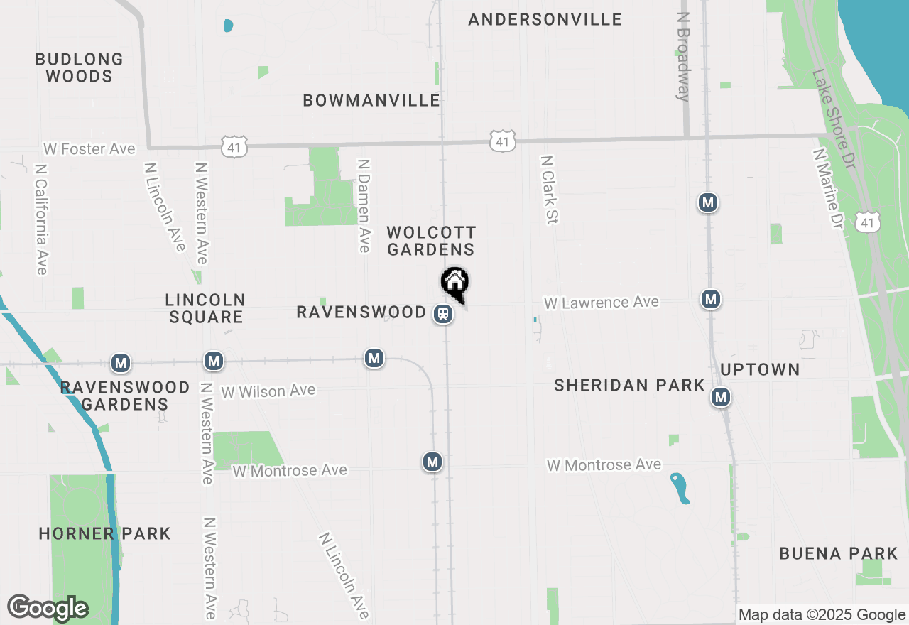 Map of 4745 N Ravenswood Avenue #113, Chicago, IL 60640