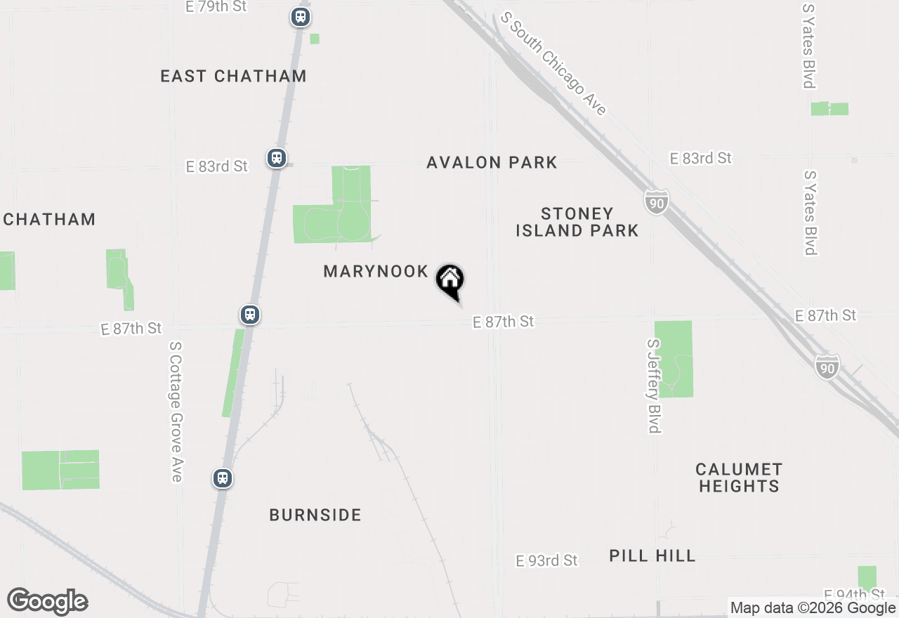 Map of 8640 S Blackstone Avenue, Chicago, IL 60619