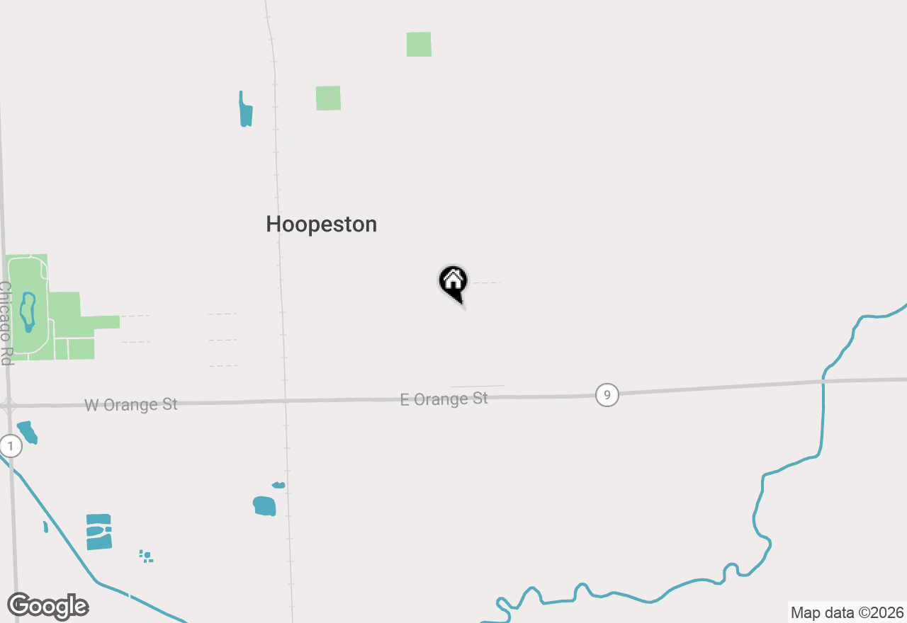 Map of 850 E Chestnut Street, Hoopeston, IL 60942